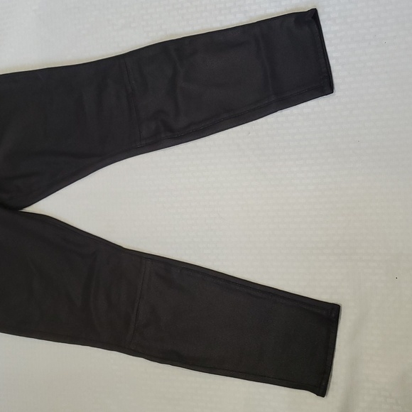 Jen 7 women faux leather pull on pants size 12 - Picture 3 of 13